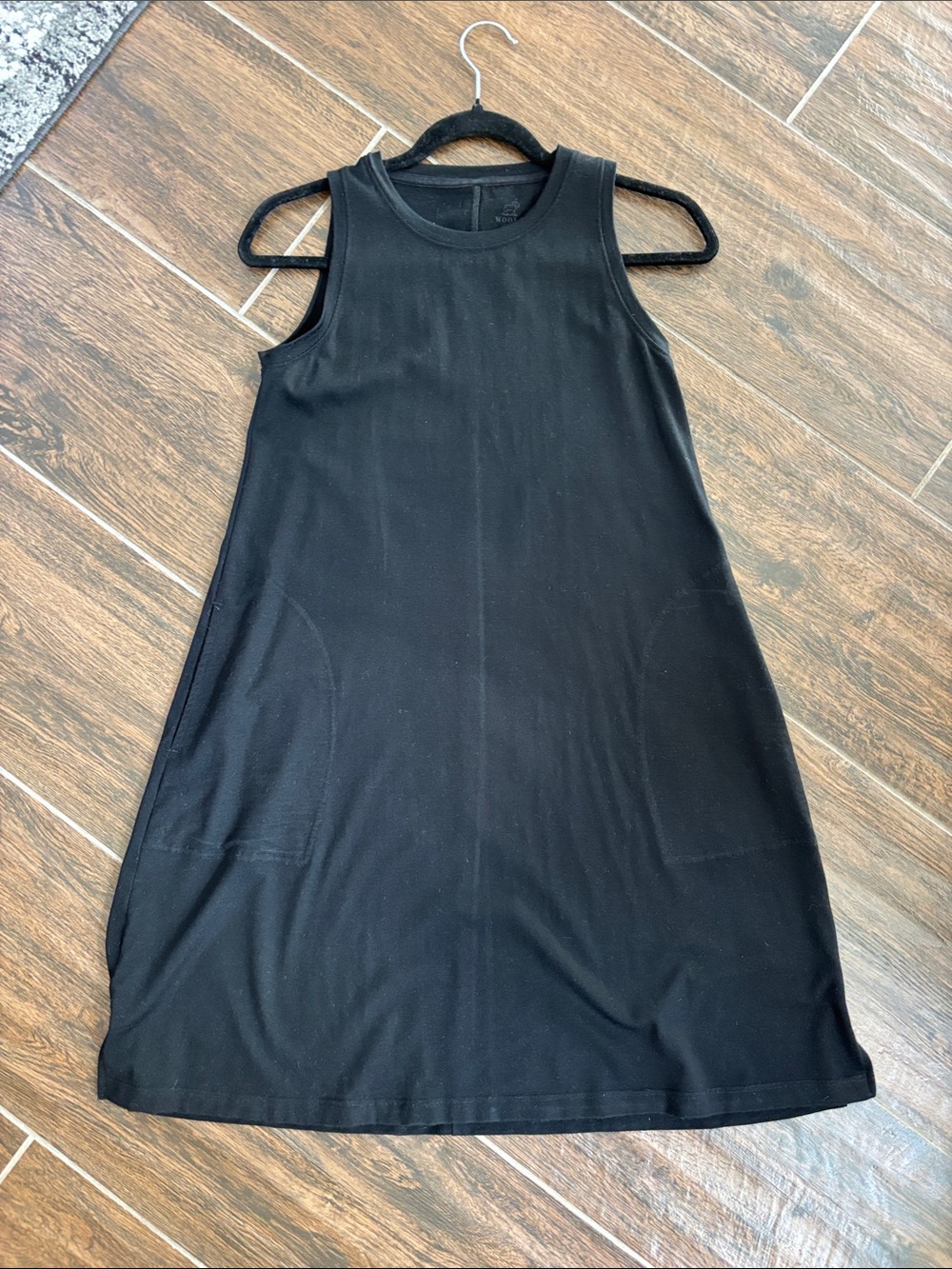 Woolx Cara merino wool Mini Dress - size x-small Black